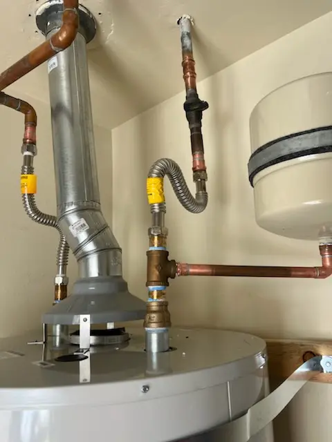 Water heater installation and plumbing repair in Centura West